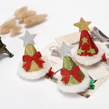 Novelty Christmas Hair Clips Christmas Tree Hat Headwear Hair Accessories For Girl Kids Holiday Party Decoration DIY Material
Novelty Christmas Hair Clips Christmas Tree Hat Headwear Hair Accessories For Girl Kids Holiday Party Decoration DIY Material