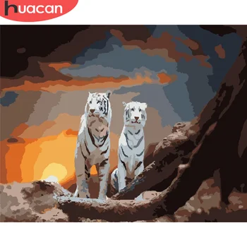 HUACAN DIY Pictures By Number Tiger Kits Hand Painted Paintings Drawing On Canvas Painting By Numbers Animals Gift Home Decor
HUACAN DIY Pictures By Number Tiger Kits Hand Painted Paintings Drawing On Canvas Painting By Numbers Animals Gift Home Decor