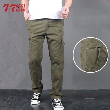 Tactical Cargo Pants Male Cotton Casual Loose Pants Men Autnmn Army Military Multi-pocket Breathable Plus Size joggers Trousers
Tactical Cargo Pants Male Cotton Casual Loose Pants Men Autnmn Army Military Multi-pocket Breathable Plus Size joggers Trousers