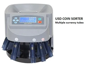 Automatic Electronic USD Coin Counting Machine TRY Coin Sorting Machine Coin Sorter Machine Coin Sorter
Automatic Electronic USD Coin Counting Machine TRY Coin Sorting Machine Coin Sorter Machine Coin Sorter