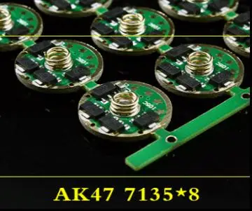 1pcs Flashlight Driver 5 modes 17MM 3-4.5V Circuit Board for Q5 R5 T6 U2 DIY parts Torch accessories 7153*8
1pcs Flashlight Driver 5 modes 17MM 3-4.5V Circuit Board for Q5 R5 T6 U2 DIY parts Torch accessories 7153*8