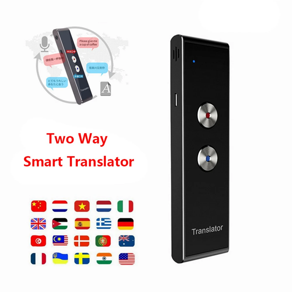 T8 Two Way Easy Trans Smart Language Translator Instant Voice Speech Translation Speech BT 40 Languages + APP Real Time tradutor
T8 Two Way Easy Trans Smart Language Translator Instant Voice Speech Translation Speech BT 40 Languages + APP Real Time tradutor