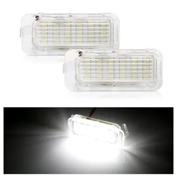 

2x White Canbus 12v LED Number License Plate Light Lamp for Ford Focus 5D/Fiesta/Mondeo MK4/C-Max MK2/S-Max/Kuga/Galaxy No Error