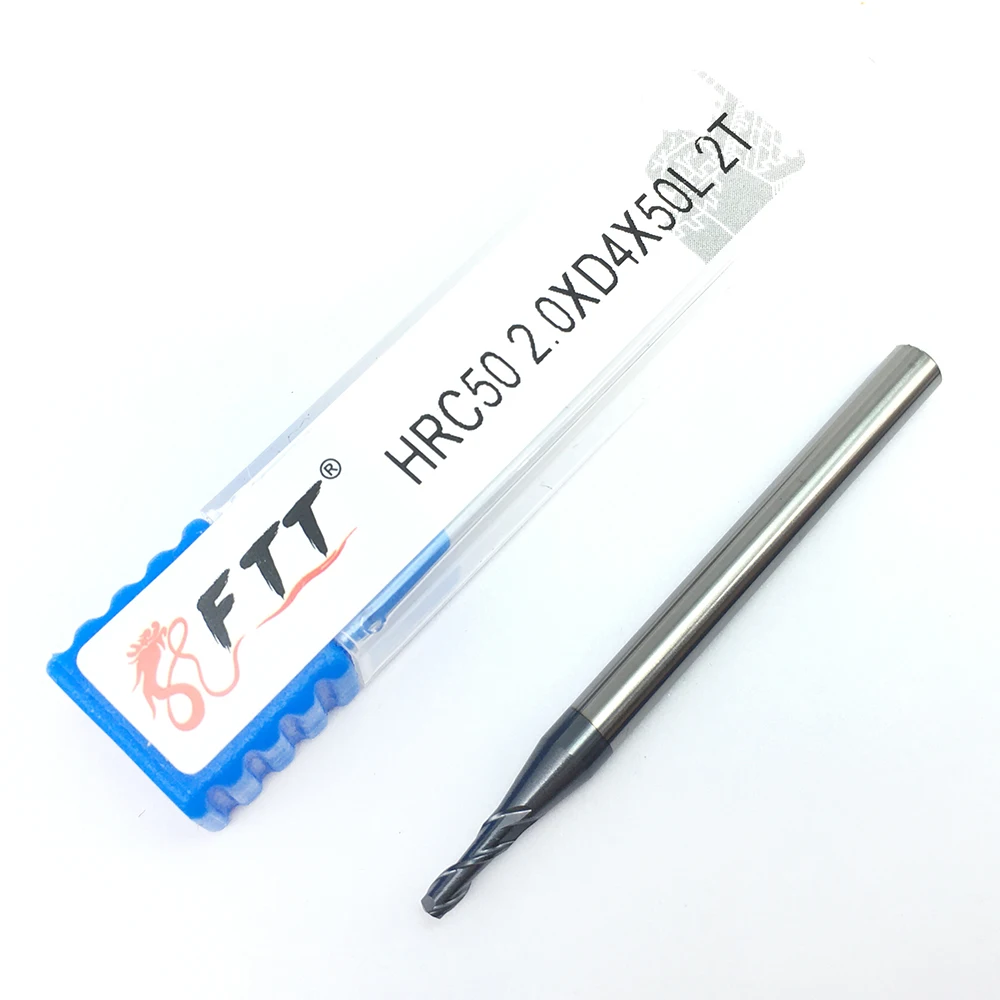 1PCS HRC50 2.0XD4X50L 2Flute Alloy Carbide Endmills Tungsten Steel Milling Cutter Milling Tools End Mill Solid Carbide Endmill
1PCS HRC50 2.0XD4X50L 2Flute Alloy Carbide Endmills Tungsten Steel Milling Cutter Milling Tools End Mill Solid Carbide Endmill