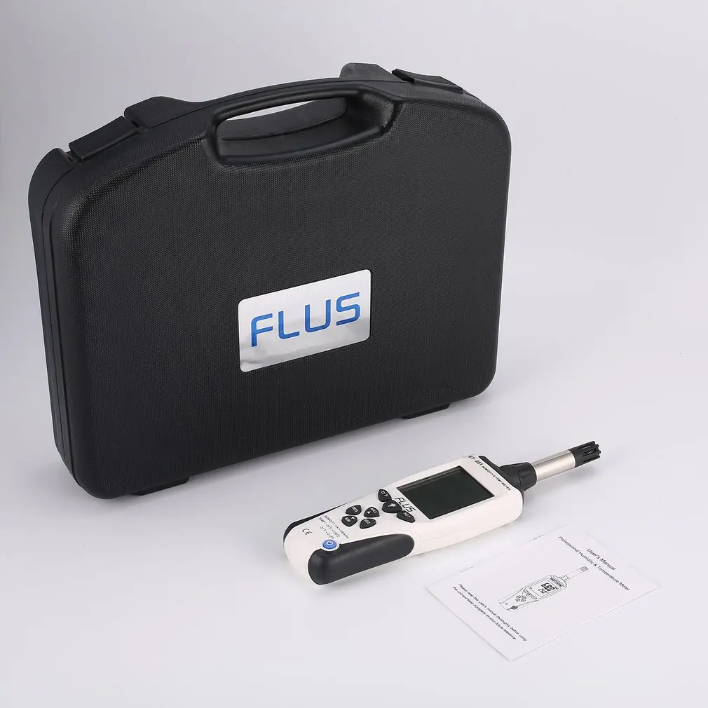 FLUS ET-951 Handheld Digital Humidity Tester Temperature Meter Monitor LCD Display Multifunction Hygrometer Thermometer
FLUS ET-951 Handheld Digital Humidity Tester Temperature Meter Monitor LCD Display Multifunction Hygrometer Thermometer