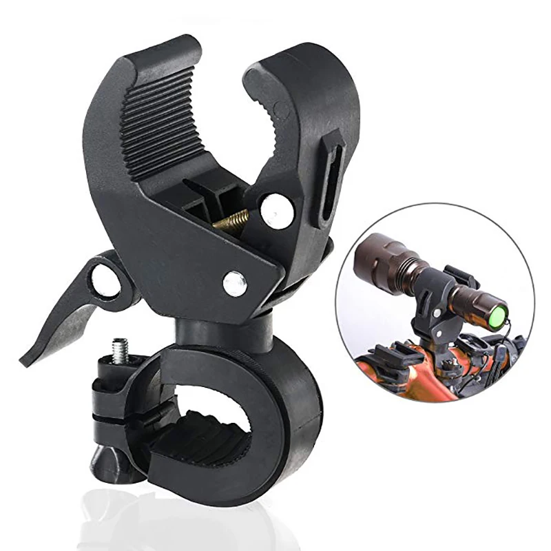Universal 90-degree Rotating Bike Bicycle Handlebar Mount LED Flashlight Torch Mount Clamp Clip Holder Grip Bracket (Black)
Universal 90-degree Rotating Bike Bicycle Handlebar Mount LED Flashlight Torch Mount Clamp Clip Holder Grip Bracket (Black)