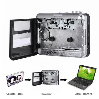 New USB 2.0 Cassette Capture Player Tape to PC Portable Wave Converter XP/Vista/7/8 MP3 Capture Support Cassette-to-MP3 N9Z9
New USB 2.0 Cassette Capture Player Tape to PC Portable Wave Converter XP/Vista/7/8 MP3 Capture Support Cassette-to-MP3 N9Z9