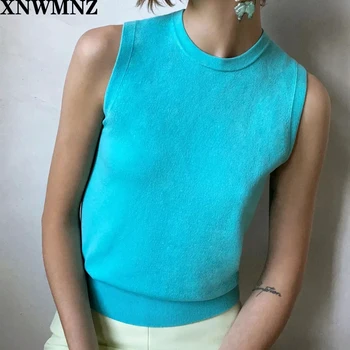 New Women fashion solid color back buttons casual T-shirts female basic o neck sleeveless knitted T shirt chic leisure tops za
New Women fashion solid color back buttons casual T-shirts female basic o neck sleeveless knitted T shirt chic leisure tops za