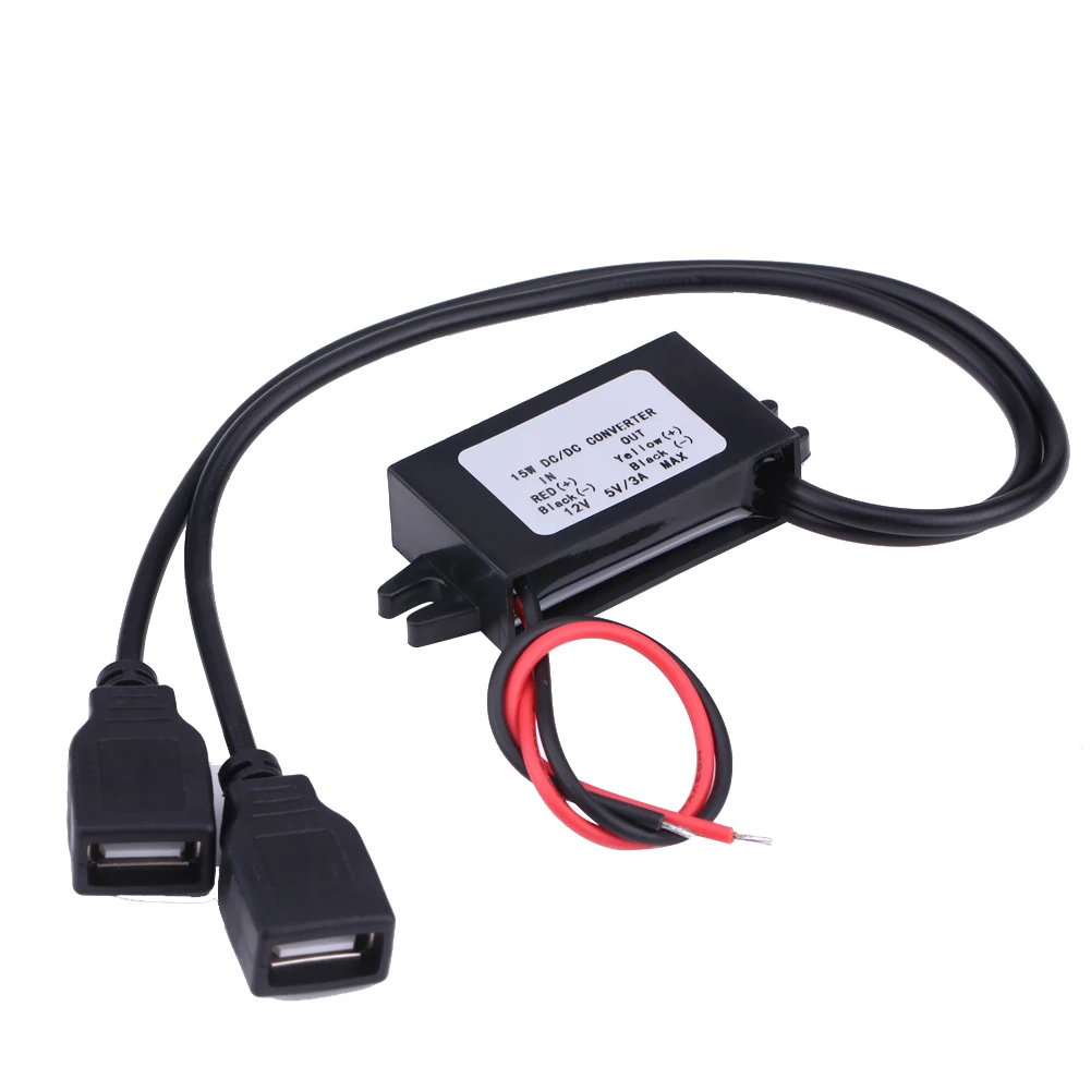 3A Dual USB Charger Converter Module DC 12V To DC 5V Charger Adapter Waterproof Module For Car Motorcycle Phone Charging
3A Dual USB Charger Converter Module DC 12V To DC 5V Charger Adapter Waterproof Module For Car Motorcycle Phone Charging