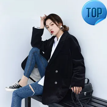 Corduroy Women's Jacket Blazer Women Clothes 2020 Korean Vintage Spring Women Blazers and Jackets Outwear OL Suit Tops ZT2326 
Corduroy Women's Jacket Blazer Women Clothes 2020 Korean Vintage Spring Women Blazers and Jackets Outwear OL Suit Tops ZT2326