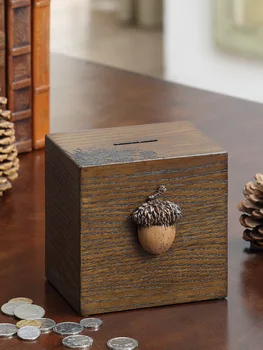 That Lan How Good European Concise Originality Woodiness Coin Save Money Pot Children Adult Tuba Savings Pot For Storing Money 
That Lan How Good European Concise Originality Woodiness Coin Save Money Pot Children Adult Tuba Savings Pot For Storing Money