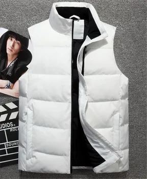 Solid Color Mens Designer Vests Fashion Thick Slim Stand Collar Mens Zipper Vests Casual Males Clothing 
Solid Color Mens Designer Vests Fashion Thick Slim Stand Collar Mens Zipper Vests Casual Males Clothing