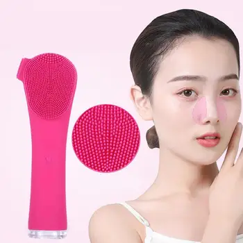 Electric Silicone Facial Cleaning Brush Rechargeable Sonic Vibration Face Washing Brush Face Skin Care Facial Massage Brush
Electric Silicone Facial Cleaning Brush Rechargeable Sonic Vibration Face Washing Brush Face Skin Care Facial Massage Brush