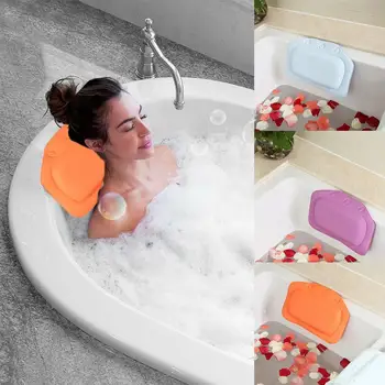 SPA Bath Pillow Home Bathtub Pillow PVC Neck Bathtub Accessories Pillow Bathtub Cushion Headrest Bathroom Cup Soft Suction H5T7
SPA Bath Pillow Home Bathtub Pillow PVC Neck Bathtub Accessories Pillow Bathtub Cushion Headrest Bathroom Cup Soft Suction H5T7