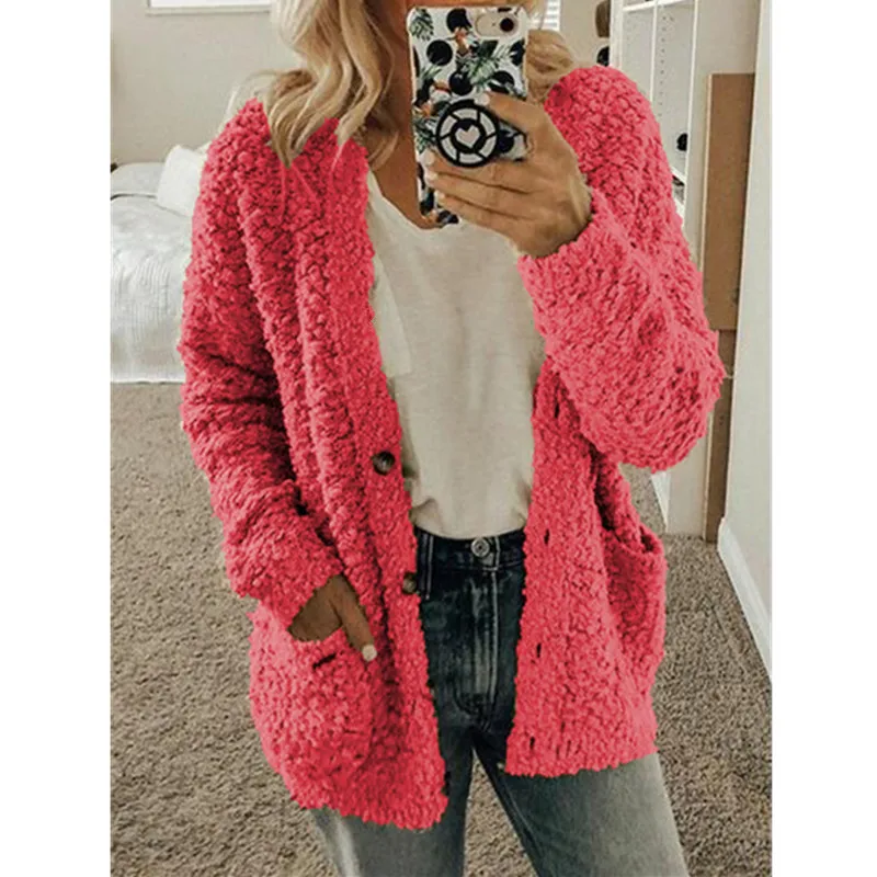 Bellflower Casual Large-Size Sweater Cardigan Long Sleeve Single Button Christmas Overcoat Womens Sweaters 2019 Winter
Bellflower Casual Large-Size Sweater Cardigan Long Sleeve Single Button Christmas Overcoat Womens Sweaters 2019 Winter