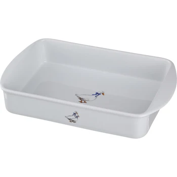 Dish for baking gose 33 * 20.5 cm. height = 5cm. Kitchen supplies
Dish for baking gose 33 * 20.5 cm. height = 5cm. Kitchen supplies