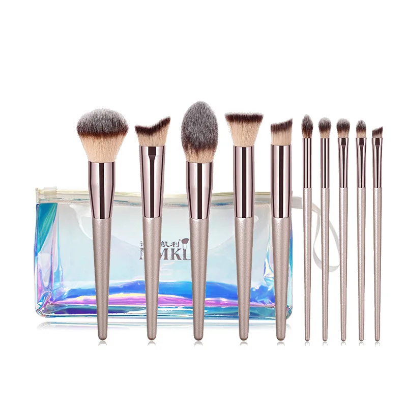 10pcs Makeup Brush Set Profashional Makeup Brushes Concealer Brush Eye Shadow Brush Eyebrow Brush Hot with Bag
10pcs Makeup Brush Set Profashional Makeup Brushes Concealer Brush Eye Shadow Brush Eyebrow Brush Hot with Bag