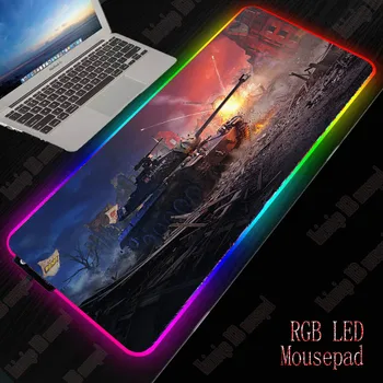 Yuzuoan Tank World HD Mouse Pad RGB LED Color Lighting Game Player Large Control Mouse Pad USB with Line Desktop Keyboard Pad
Yuzuoan Tank World HD Mouse Pad RGB LED Color Lighting Game Player Large Control Mouse Pad USB with Line Desktop Keyboard Pad