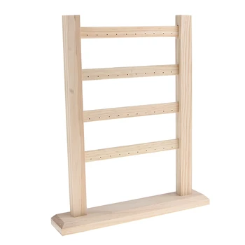Natural Wooden Jewelry Organizer Display Rack Earrings Bracelet Show Rack Display Stand
Natural Wooden Jewelry Organizer Display Rack Earrings Bracelet Show Rack Display Stand