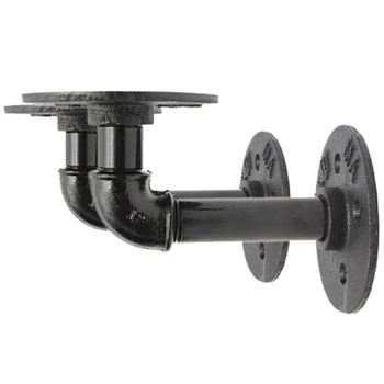 Retro Black Iron Industrial Pipe Shelf Bracket Mounting Bracket Holder Storage Holders Racks Home Decor Partition Support Frame
Retro Black Iron Industrial Pipe Shelf Bracket Mounting Bracket Holder Storage Holders Racks Home Decor Partition Support Frame