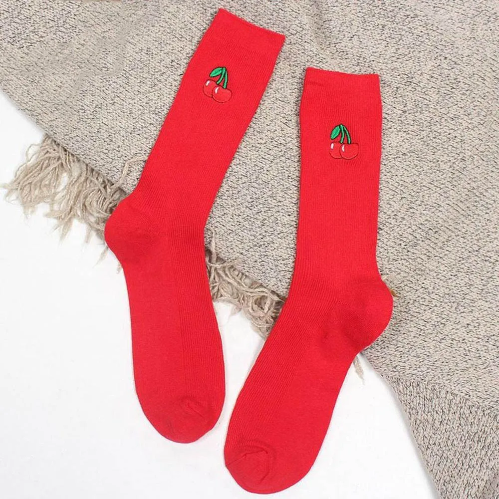 Embroidered Fruit socks Japanese High School Girls Lady Loose Socks Blueberry pineapple avocado grape peach banana cherry
Embroidered Fruit socks Japanese High School Girls Lady Loose Socks Blueberry pineapple avocado grape peach banana cherry