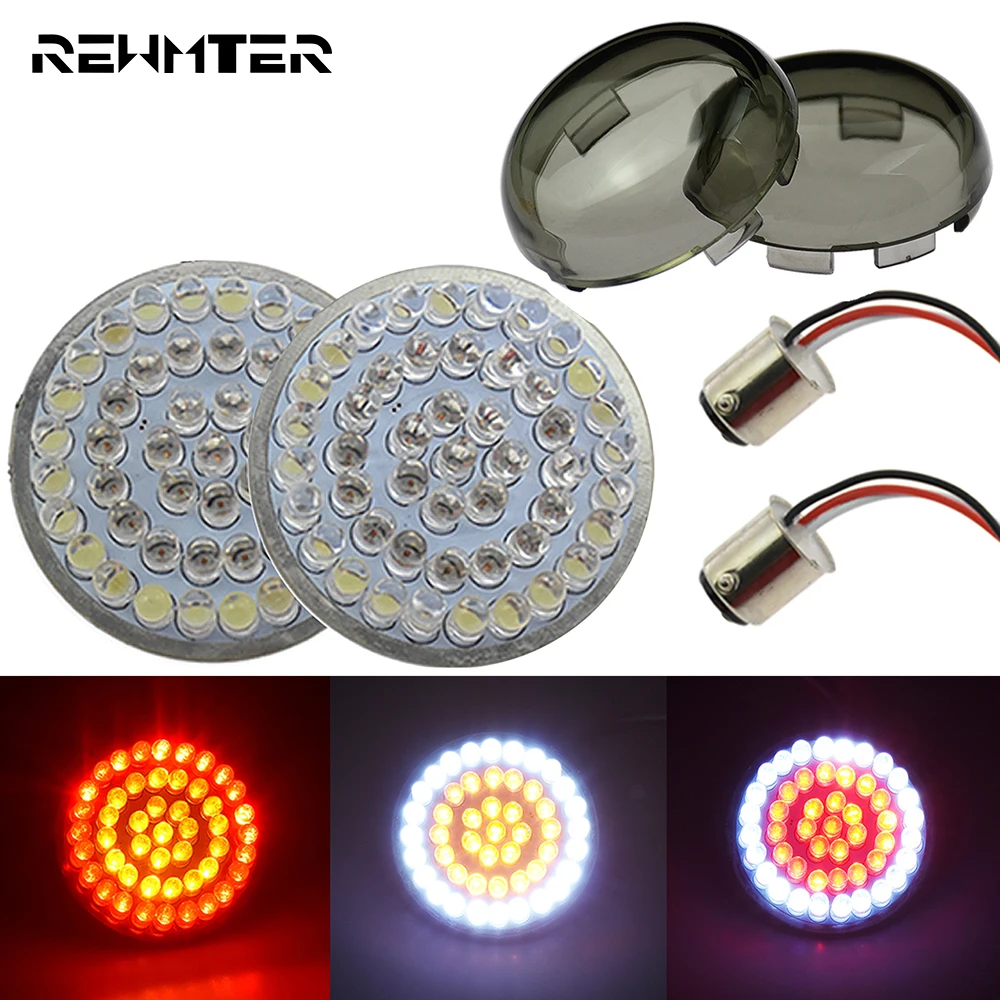 Motorcycle Bullet Turn Signal Indicator Light Lamp 1157 LED Inserts Light For Harley Touring Sportster Dyna Softail XL 48 72
Motorcycle Bullet Turn Signal Indicator Light Lamp 1157 LED Inserts Light For Harley Touring Sportster Dyna Softail XL 48 72