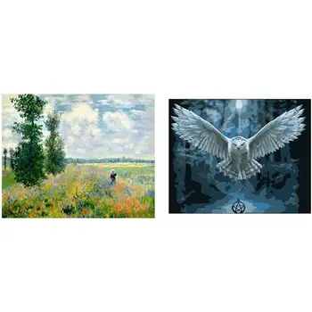 2 set Diy Digital Oil Painting Paint By Number Canvas Room Home Decor No Frame - Owl & Farm
2 set Diy Digital Oil Painting Paint By Number Canvas Room Home Decor No Frame - Owl & Farm