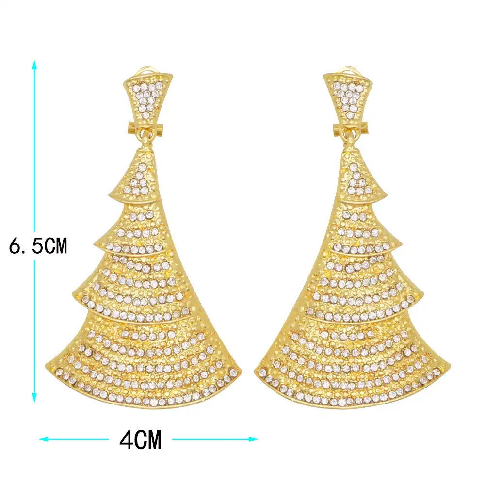 latest fashion jewelry earrings for women christmas gifts gold