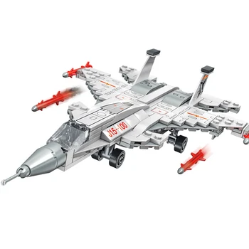 229pcs Military Aircraft Fighter Building Blocks Plane Model Army soldiers Technic Airplane Educational Bricks Children Toy Gift 
229pcs Military Aircraft Fighter Building Blocks Plane Model Army soldiers Technic Airplane Educational Bricks Children Toy Gift