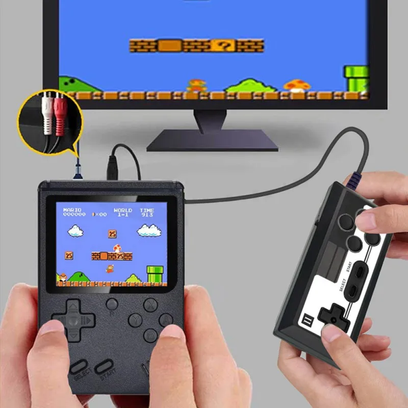 500 in 1 Retro handheld video game console portable pocket game game console Mini handheld player for children gift
500 in 1 Retro handheld video game console portable pocket game game console Mini handheld player for children gift