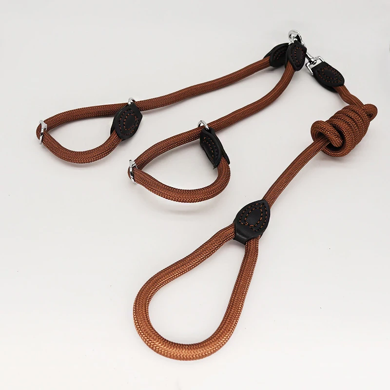Two dogs Leash Slip Collar 1 leash for 2 Dogs Double pet Collars Adjustable traction rope dog lead for small Medium Large Dogs
Two dogs Leash Slip Collar 1 leash for 2 Dogs Double pet Collars Adjustable traction rope dog lead for small Medium Large Dogs