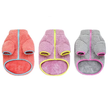 Pet Cotton Padded Dog Autumn Winter Contrast Color Zipper Warm Thickened Fleece Double Face Cotton Padded Clothes
Pet Cotton Padded Dog Autumn Winter Contrast Color Zipper Warm Thickened Fleece Double Face Cotton Padded Clothes