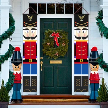 Christmas Nutcracker Soldier Figures Door curtain Merry Christmas Decor for Home Christmas Hanging Wholesale
Christmas Nutcracker Soldier Figures Door curtain Merry Christmas Decor for Home Christmas Hanging Wholesale