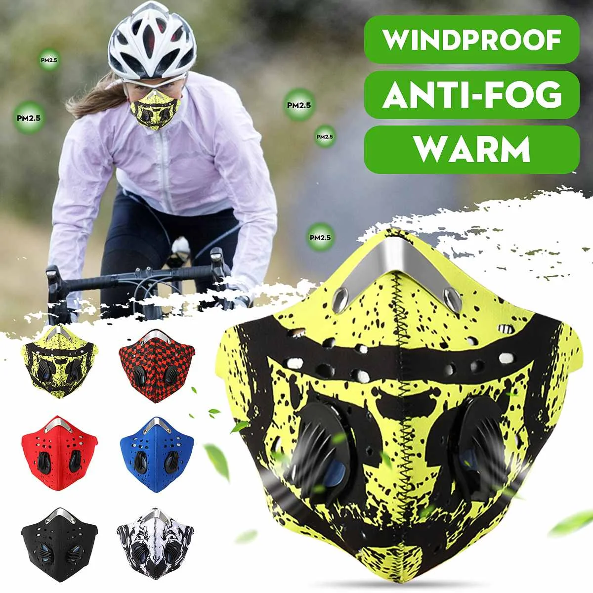 Five Carbon Filter Layers Mask Bacteria Proof Mask Anti PM2.5/Dust/Haze/Fog Protective Respirator Recyclable Face Mouth In stock
Five Carbon Filter Layers Mask Bacteria Proof Mask Anti PM2.5/Dust/Haze/Fog Protective Respirator Recyclable Face Mouth In stock