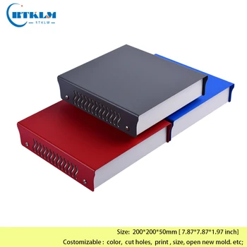 Iron junction box diy iron amplifier housing metal case iron electronic project box desktop case 200*200*50mm
Iron junction box diy iron amplifier housing metal case iron electronic project box desktop case 200*200*50mm