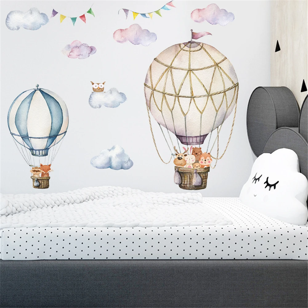 Cartoon Kids room Wall Decor Wall Stickers Hot Air Balloon Vinyl Wall Decals for Home Decoration Art Murals Sticker Wallpaper
Cartoon Kids room Wall Decor Wall Stickers Hot Air Balloon Vinyl Wall Decals for Home Decoration Art Murals Sticker Wallpaper