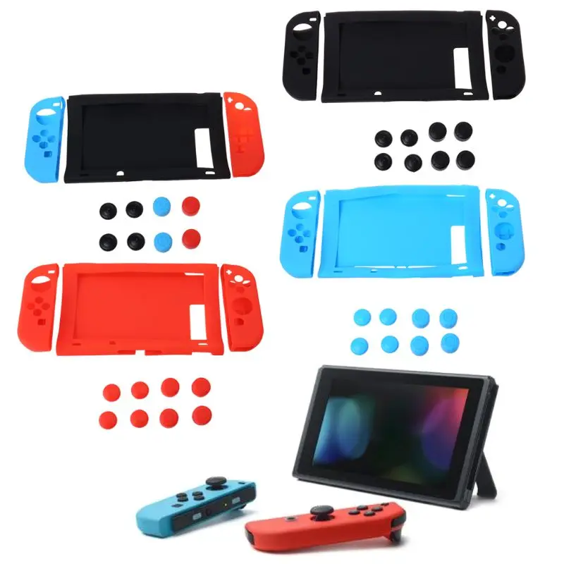 11 11 in 1 Protective Sink Cover Case Cap Set Soft Silicone Shockproof Anti-Wear Replacement for Nintendo Switch Console NS
11 11 in 1 Protective Sink Cover Case Cap Set Soft Silicone Shockproof Anti-Wear Replacement for Nintendo Switch Console NS