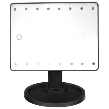 Cosmetic Mirrors Table Desktop With 16LED Light Touch Screen Makeup Mirror Vanity Mirror Adjustable 360 Degrees Rotation
Cosmetic Mirrors Table Desktop With 16LED Light Touch Screen Makeup Mirror Vanity Mirror Adjustable 360 Degrees Rotation