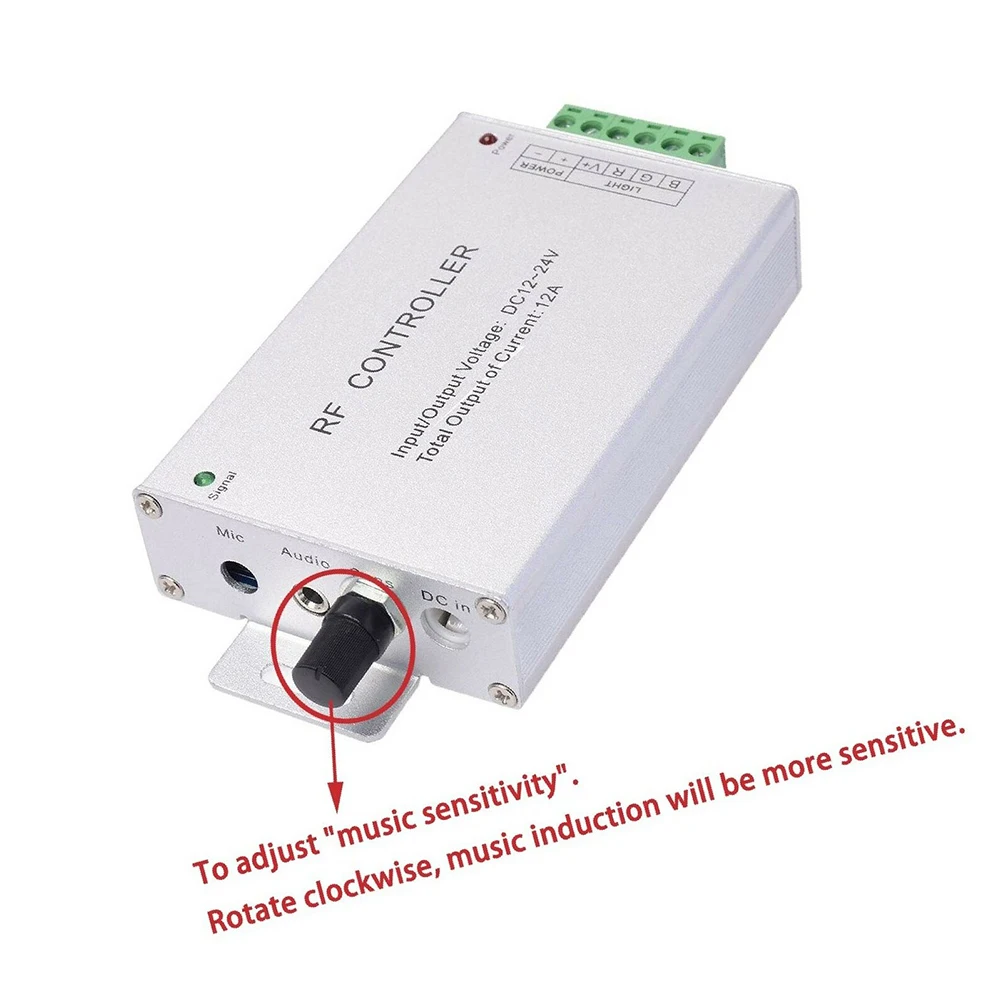 Sensitive Audio Voice Micro High Compatibility LED Strip 18 Keys Music Multifunction Sound Sensor RF Controller Adjustable Party
Sensitive Audio Voice Micro High Compatibility LED Strip 18 Keys Music Multifunction Sound Sensor RF Controller Adjustable Party
