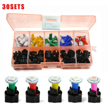 30 Sets T5 Spiral Socket Car Instrument Panel Cluster Plug Dash LED Light Bulb Durable And Practical To Use
30 Sets T5 Spiral Socket Car Instrument Panel Cluster Plug Dash LED Light Bulb Durable And Practical To Use