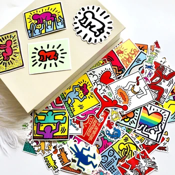 50Pcs/Lot Keith Haring Stickers For Decal Snowboard Laptop Luggage Car Fridge Car- Styling Sticker Pegatina
50Pcs/Lot Keith Haring Stickers For Decal Snowboard Laptop Luggage Car Fridge Car- Styling Sticker Pegatina