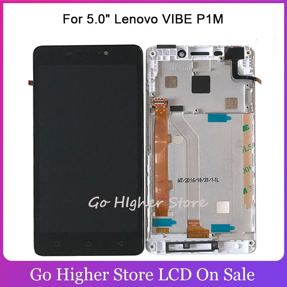 Дисплей с сенсорной панелью для Lenovo Vibe P1m ЖК-дисплей дигитайзер в сборе ремонта