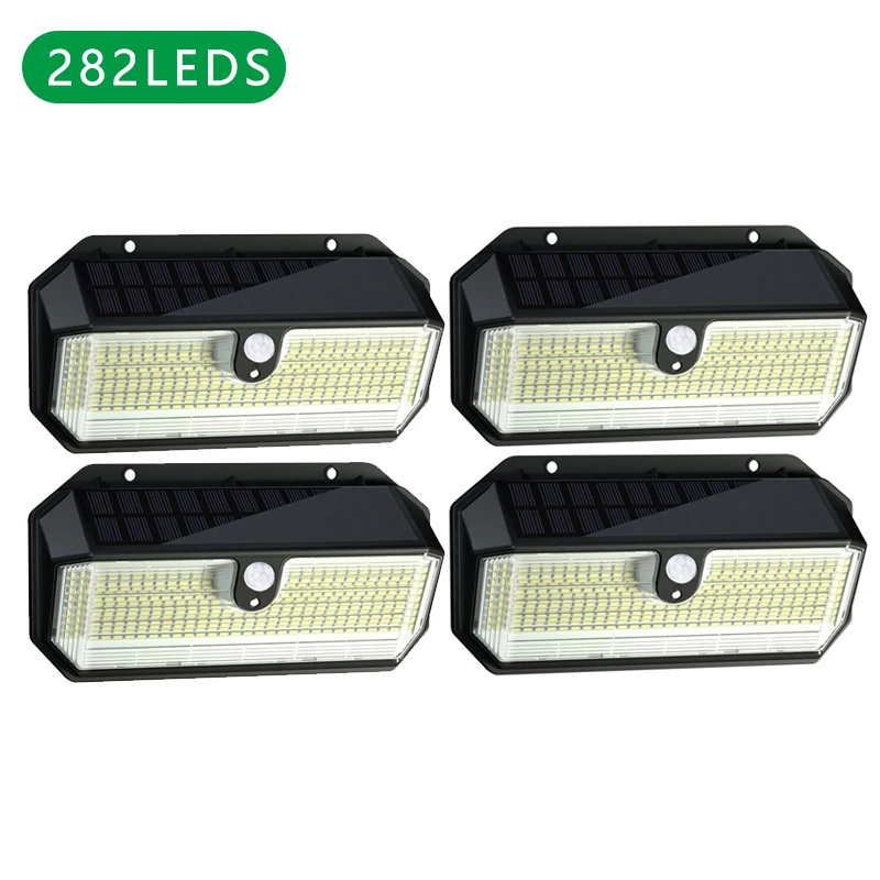 VONGFONG 282 LED Solar Light Outdoor Solar Lamp Powered Sunlight Waterproof PIR Motion Sensor Street Light for Garden Decoration
VONGFONG 282 LED Solar Light Outdoor Solar Lamp Powered Sunlight Waterproof PIR Motion Sensor Street Light for Garden Decoration