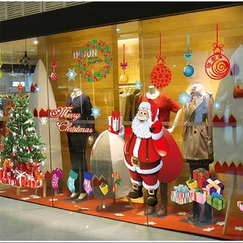 2pc Christmas Vinyl Window Wall Stickers Decal Snowman Removable Home Decor Adhesive Pvc Window Showcase New Year Wallpaper
2pc Christmas Vinyl Window Wall Stickers Decal Snowman Removable Home Decor Adhesive Pvc Window Showcase New Year Wallpaper