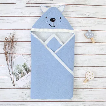 Newborn Baby Knitted Swaddle Wrap Autumn Winter Blankets Sleeping Bag Super Soft Toddler Bedding Quilt For Bed Stroller Blankets 
Newborn Baby Knitted Swaddle Wrap Autumn Winter Blankets Sleeping Bag Super Soft Toddler Bedding Quilt For Bed Stroller Blankets