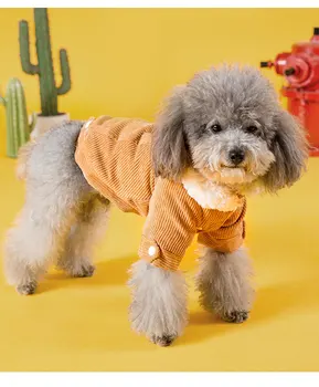 Pet dog clothing autumn and winter loaded lamb cashmere plus velvet thick double jacket cotton coat Teddy Bomei dog clothes
Pet dog clothing autumn and winter loaded lamb cashmere plus velvet thick double jacket cotton coat Teddy Bomei dog clothes