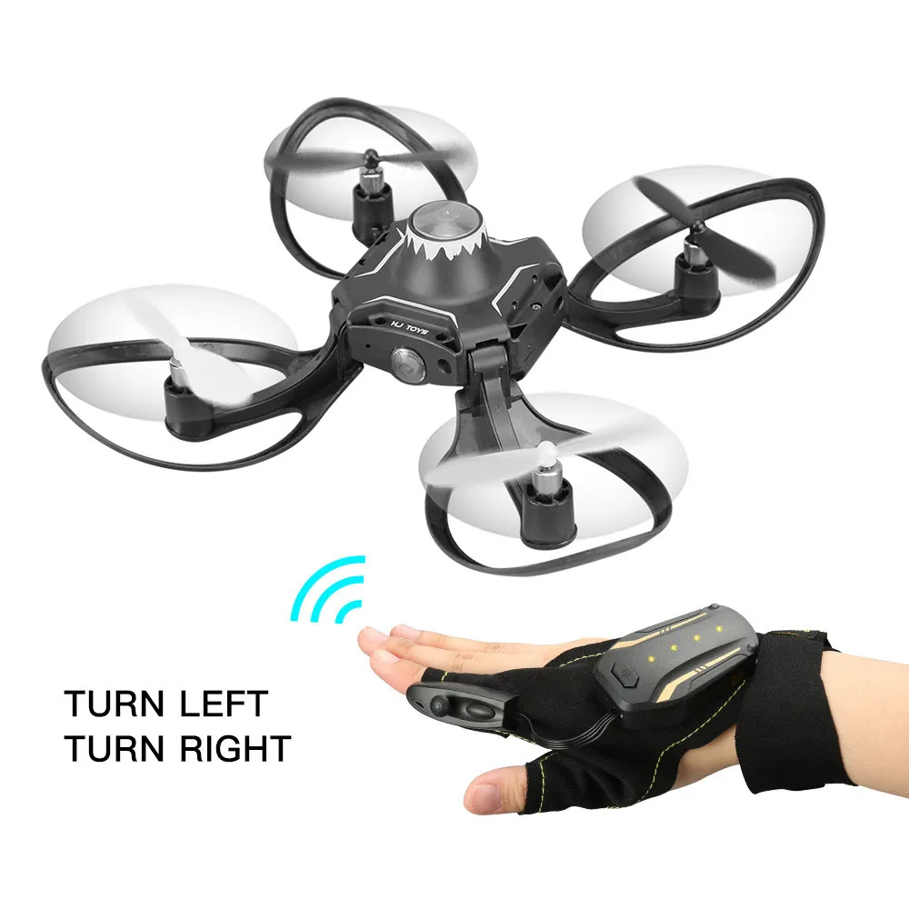 gloves gesture control interactive mini drone aircraft quadcopter 480P camera Folding drone hand sensor control RC helicopter
gloves gesture control interactive mini drone aircraft quadcopter 480P camera Folding drone hand sensor control RC helicopter