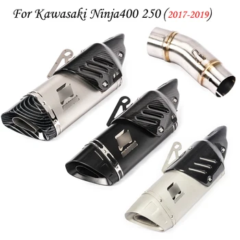 Slip On For Kawasaki Ninja400 250 2017-2019 Motrocycle Exhaust Muffler Tips Middle Link Pipe Escap Carbon fiber protective cover
Slip On For Kawasaki Ninja400 250 2017-2019 Motrocycle Exhaust Muffler Tips Middle Link Pipe Escap Carbon fiber protective cover