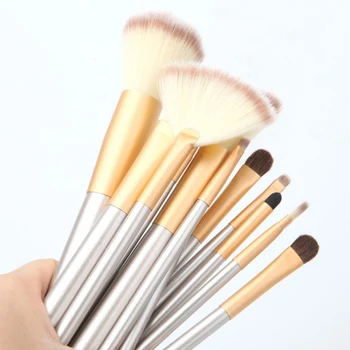 Blind Ship 12pcs Makeup Brushes Set Foundation Blush Eyeshadow Sponge Brush Soft Hair With Leather Bag
Blind Ship 12pcs Makeup Brushes Set Foundation Blush Eyeshadow Sponge Brush Soft Hair With Leather Bag