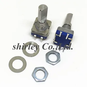 20pcs/lot 5Pin handle length 15mm Rotary encoder,code switch/EC11/ audio digital potentiometer,with switch
20pcs/lot 5Pin handle length 15mm Rotary encoder,code switch/EC11/ audio digital potentiometer,with switch